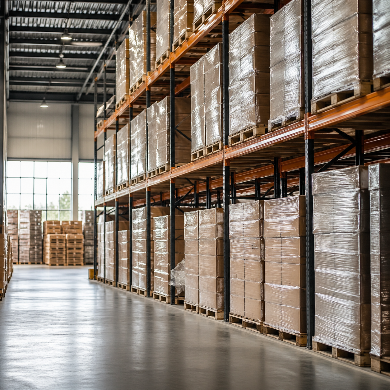 Warehouse aisle